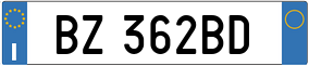 Truck License Plate